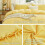 Yellow Queen duvet cover set microfiber 3 pcs 3
