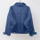 Dames denimjack casual effen blauw maat L 6