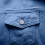 Dames denimjack casual effen blauw maat L 7