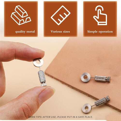 12Pcs DIY Leather Located Needles Tools,Position Leather Edges Lock Needles Locking Pin Leathercraft Fixed Suture Tools 1