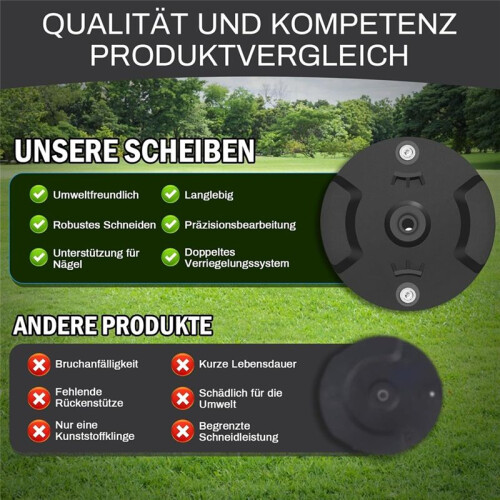 Cutting Disc, Replacement Disc, Replacement Blade Disc with 3 Blades for Battery Grass Trimmer for , Gardol 2