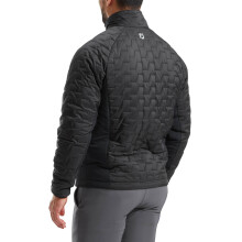 (XXL, Black) Footjoy Mens ThermoSeries Insulated Windproof Water Resistant Golf Jacket