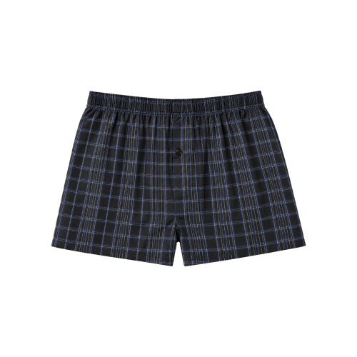 (S, Multicoloured 1) Mens Woven Boxer Shorts 6 Pack  1