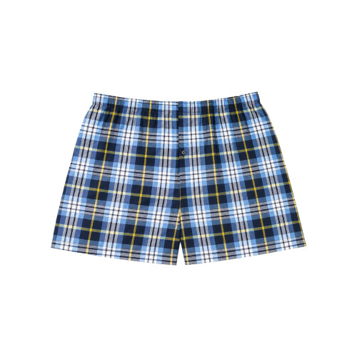 (S, Multicoloured 1) Mens Woven Boxer Shorts 6 Pack  2