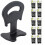 Flisenivelleringssystem Equal Level sæt med 1000 clips 1,5 mm 1