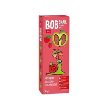 Æble- og jordbærsnack 30g Bob Snail