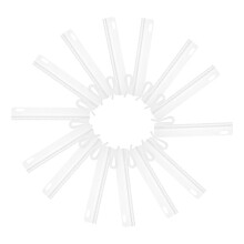 25St Verstelbare Gordijnklemmen Van Plastic Voor Raamhangers