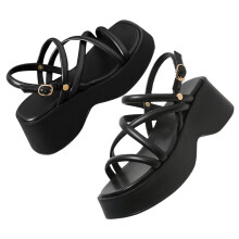 1Paar Wedge Sandalen Dames Ademend Materiaal