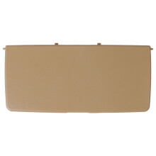 1X Kunststof Zonneklep Spiegelhoes Beige Voor Truck En Auto Interieur