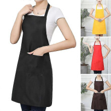 (Burgundy) EVAGO Waterproof Oil Cooking Apron Chef Aprons For Women Men Kitchen Bib Apron Idea For Dishwashing