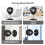 (Solid Black Half Finger) Desktop Boxing Punching Bag Stress Relief Speed Training Punching Bag Muay Tai Exercise Suction Tab 5