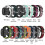(Black Red) For Fitbit Sense 1/2 / Fitbit Versa 3/4 Strap Soft Silicone Watch Band 5