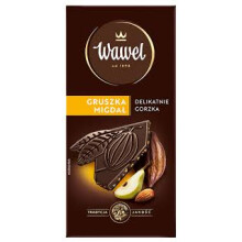 PREMIUM LETT BITTER PÆRE-MANDELCHOKOLADE 90G