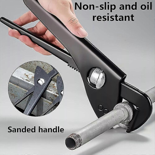 (12 in) Adjustable Multifunctional Pipe Wrench, Multifunctional Self-locking Wrench 1