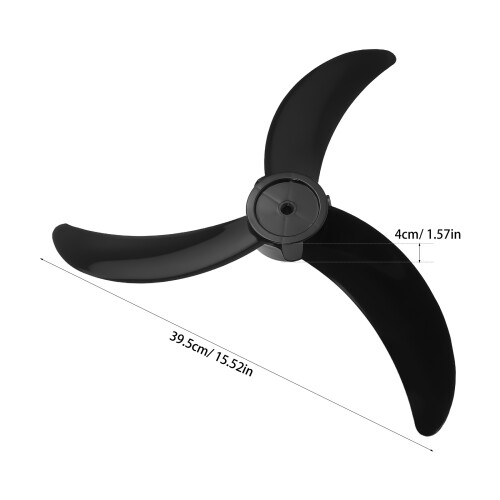 3Plastic Ventilatorbladen Voor - En Vloerventilator, Ontwerp 1