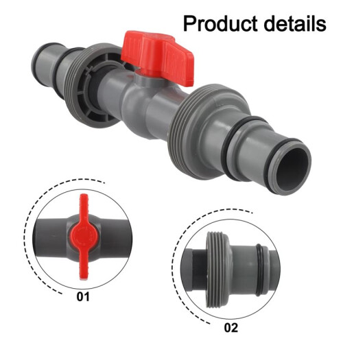 T-Shaped Pool Hose Connectors Sand Filter System Hose Connector Pool Hose Pool Hose Adapter 2