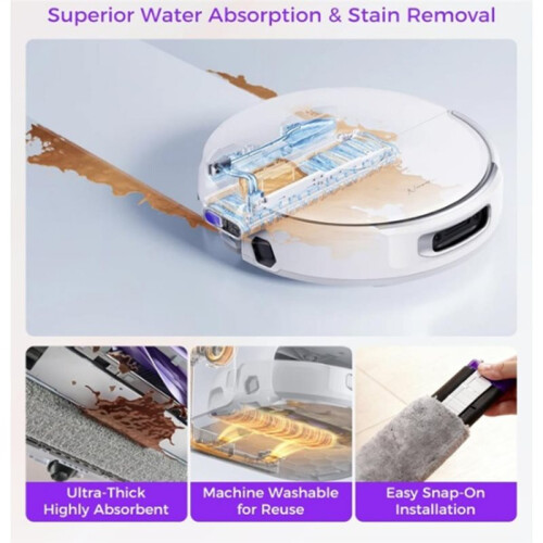 22pcs Accessory Kit for  FLOW Robot Vacuum Cleaner, Replacement Set for  Flow 1