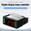 Digital Temperature Controller -50-105  LCD Display Electronic Thermostat with Heating Cooling Defrosting 5
