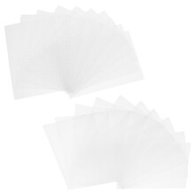 10Sets DIY Papierreparatie Kit Met Mesh Gaas En Decoratie Wit