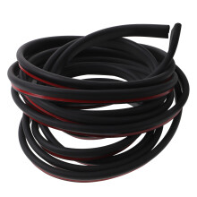5 Autodeur Drempelbeschermer Elastische Strip Zwart
