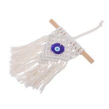 1Katoenen Macrame Wandhanger Met Franjes Voor Woonkamer