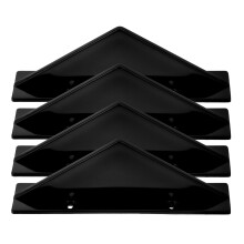 1Set Voertuig Achterspoiler ABS Zwart, Eenvoudige Installatie & Modern