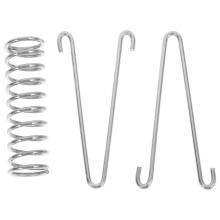 1Heavy Duty Rvs Veer Hondenriem Met Schokabsorptie