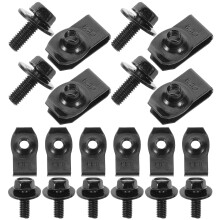 10Paren Duurzame Auto Bumper Clips En Van Zwart Ijzer
