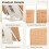 106 PCS Macrame Board Set, with T Pins Double Sided Grids Bracelet Making Board with Tools for Braiding Cording Creating 3