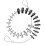 Portable Thread Tester Bolt Nut Screw Bolt Nut Screw Checking Checker 26 Male/Female Size Gauge Measuring Tool Kit 2