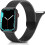 URREM TIL APPLE WATCH 1/2/3/4/5/6/7/8/9/SE 38/40/41mm SORT STÅL 1