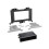 Fachada de autoradio 2 DIN con compartimento compatible con Mercedes Sprinter/VW Crafter I 1