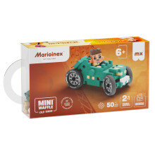 Marioinex Waffle Mini Cars Old Timer Richard, 50 el Turquoise racing 2-i-1