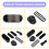 Motorcycle Helmet Warning Light Night Riding DIY Display Helmet Programmable Bike Taillight LED Screen Display 7