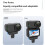 For  Action 6 Quick Release Magnetic Two-Claw Adapter Mount Dual Claw Interface Bracket Action Camera Accessories 9
