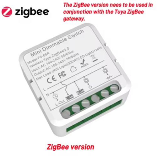 Tuya  Dimmer  ZigBee Module Light  AC110-240V DIY Switches  Life APP Work 1