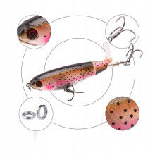 Wobbler FISKEAGOD GEDDE MALLEBALL Popper Flopper Whopper XL 10cm 17g