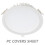 10St Lichtgewicht Downlight Diffuser Cover Van St Voor LED Armaturen 1