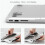 Foldable Laptop Stand 4-Pack, Adjustable Portable Computer Height Increase Holder, Ultra-Thin Design 6
