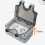 Outdoor Socket Waterproof Socket with  Indicator Light, Wall Socket Wet Room Surface-Mounted Protective Contact 2