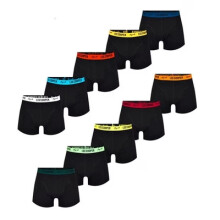 Lee Cooper herre sorte boxershorts med 10 stk., størrelse XXL