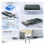 USB 3.0 to  6Gbps External Hard Drive Enclosure for 3.5" HDD SSD Support UASP Automatic Sleep Function US Plug 6