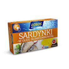 Laks Sardiner Solsikkeolie 125g