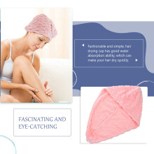1Haarhanddoek Wrap Voor Haar Comfortabel Roze En Drogend