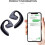 Talkbuds Translator, Qinux Talkbuds, ακουστικά μεταφραστή με Bluetooth και εφαρμογή (μαύρο) 4