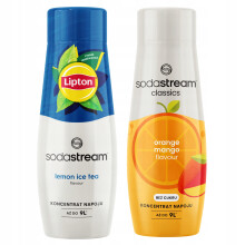 2 Sirupper til Sodastream Vand Citron Iste + Appelsin Mango