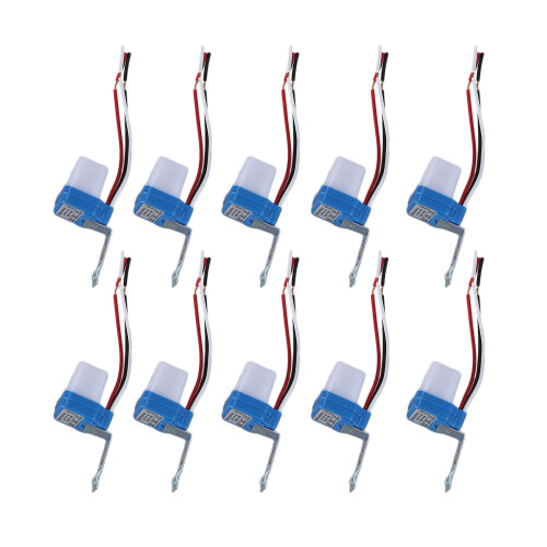 10 PçS Auto em Off FotocéLula Luz de Rua Sensor Interruptor AC/ 12V 10A 1