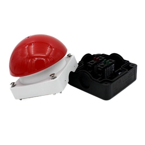 Emergency Stop Foot Switch 1NO+1NC Mushroom Button Waterproof Self-Reset Switch Manual Foot Switch 1