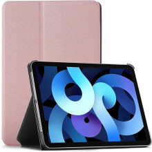 ETUI TIL APPLE IPAD AIR 4GEN 2020 LYSERØD FOLDBAR LUKKET MED FLAP