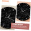 Creative Simple Marbling Pattern Wall Clock Acrylic Square Hanging For Store Display 1Pack 4